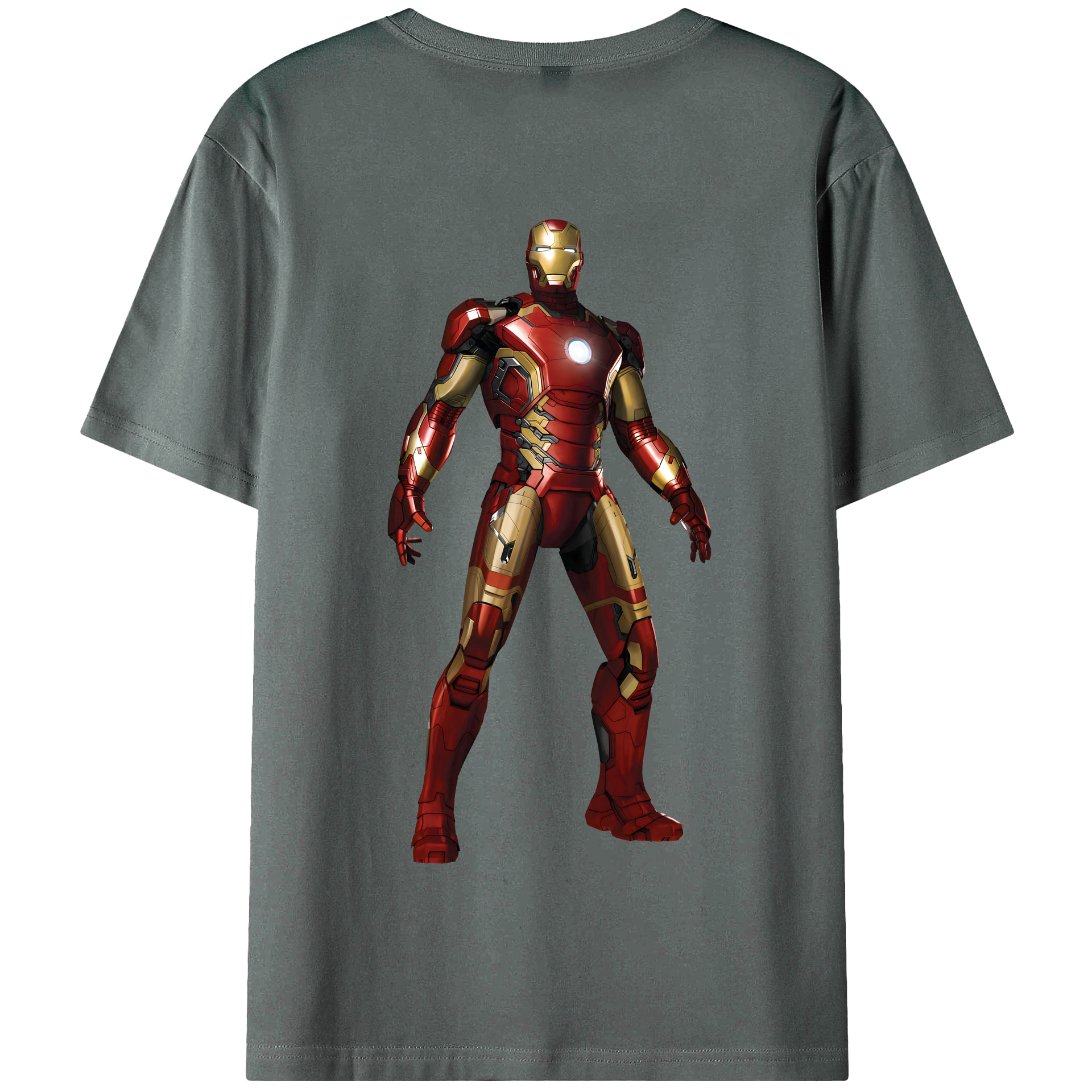（画像用） アベンジャーズ The Avengers 綿100％半袖Tシャツ（背面プリント）